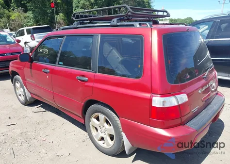 2002 Subaru Forester S из США, поврежденный, VIN JF1SF656X2G739738
